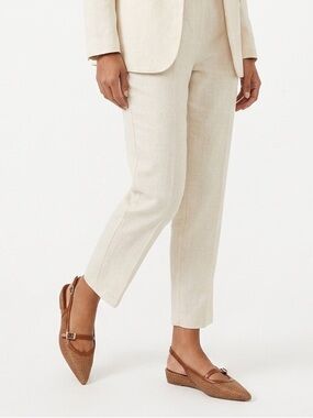 Unisa Tan Pointed Slingback Flats